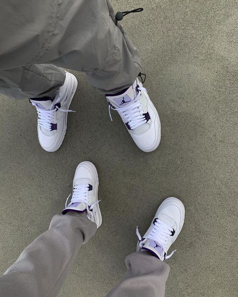 SneakCorner on Twitter: "Metallic Purple… " Matching Shoes For Couples, Couple Shoes Matching, Shoes Matching, Matching Shoes, Couple Shoes, Swag Shoes, Jordan, On Twitter, Purple