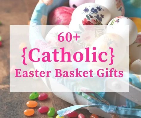 60+ Unique Ideas for the {Catholic} Easter Basket - elizabeth clare Catholic Easter Basket, What Is Lent, Shaving Cream Easter Eggs, Teen Easter Basket, Catholic Easter, Easter Basket Toys, Nativity Play, Catholic Lent, Play Script