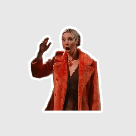 Phoebe Buffay Stickers, Friends Show Stickers, Tv Shows Stickers, Friends Series Quotes, Friends Serie Tv, Phoebe Friends, Friends Humor, Friends Serie, Friends Collage