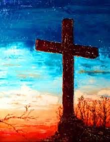 The Cross Painting, Lent Ideas, Group Painting, Cross Painting, Corpus Domini, Easter Paintings, Cars Ideas, Religious Paintings, Cross Art