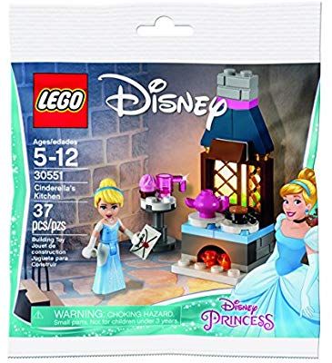 AmazonSmile: LEGO Disney Princess Cinderella's Kitchen (30551): Toys & Games Lego Cinderella, Disney Lego Sets, Lego Juniors, Lego Disney Princess, Lego Head, Princesses Disney, Cool Fidget Toys, All Disney Princesses, Disney Princess Cinderella