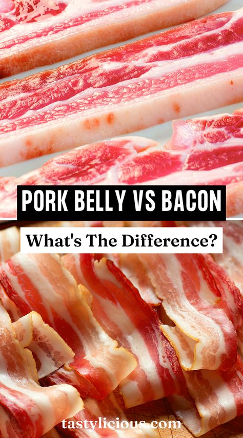 pork belly vs bacon price | can i use pork belly instead of bacon | is pork belly healthier than bacon | fall recipes dinner | healthy lunch ideas | dinner ideas | breakfast ideas | easy healthy dinner recipes Bacon Wrapped Pork Belly, Side Pork How To Cook, Homemade Bacon Recipes Pork Belly, How To Make Bacon From Pork Belly, Making Bacon From Pork Belly, What To Do With Pork Belly, Pork Belly Breakfast Recipes, Carnivore Pork Belly Recipes, Pork Belly Bacon Recipes