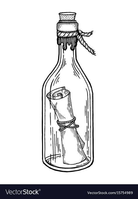 Letter In A Bottle Drawing, Letter In A Bottle Tattoo, Bottle Tattoo Design, Glass Bottle Tattoo, Message In A Bottle Drawing, Pirate Hat Tattoo, Ship In A Bottle Tattoo, Message In A Bottle Tattoo, Traditional Tattoo Arm