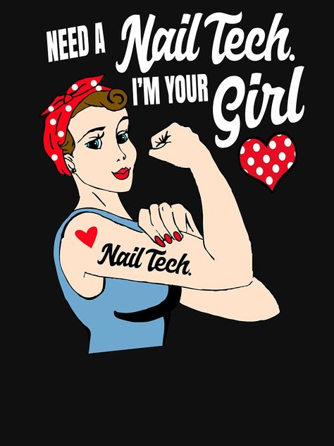 Nail Tech Humor, Nail Technician Quotes, Nail Quotes Funny, Manicure Quotes, Rosie Riveter, Nail Tech Quotes, Nail Memes, Tech Quotes, Salon Quotes