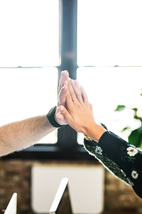 Happy diverse colleagues in a startup company doing a high five | premium image by rawpixel.com / Felix High Five Aesthetic, Five Aesthetic, Office Lifestyle, Giving Hands, Diverse People, I'm Grateful, Startup Company, Inspiration Photo, Happy Friends