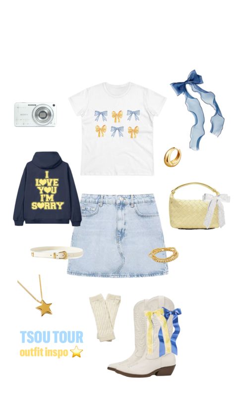 gracie abrams, tsou, the secret of us, bow, gracie, Imyis, Ilyis, good ridance, minor, concert, concert outfit inspo Freshman Outfits, Concert Outfit Inspo, Casual Preppy Outfits, Concert Fits, Gracie Abrams, Current Styles, Cute Fits, Preppy Outfits, Style Board