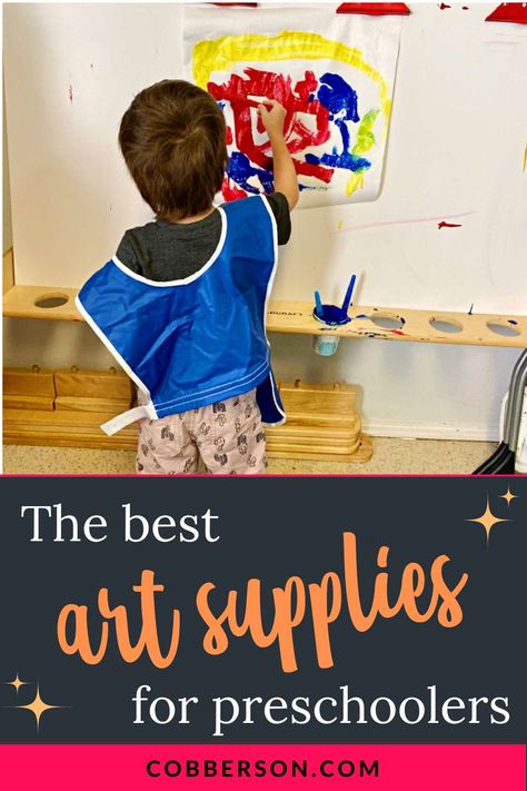 For five-year-olds, art supplies provide an opportunity to explore creativity and expression. Whether your child is interested in drawing or painting, there are a variety of supplies appropriate for their age that can help them explore their creative side without compromising on quality. From paints to crayons to paper, we’ve gathered a list of the best art supplies for five-year-olds that will encourage hours of imaginative fun, and are easy to clean up! Best Art Supplies, Kids Art Smock, Easy Toddler Crafts, Fun Arts And Crafts, School Glue, Kids Products, School Time, Fun Art, Kid Crafts