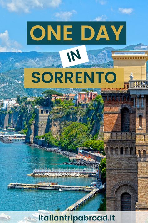 one day in sorrento | 1 day in sorrento | sorrento 1 days | sorrento one day itienrary | sorrento itinerary | sorrento italy itinerary | things to do in sorrento italy | things to do in sorrento | things to do in sorrento bucket lists | sorrento italy things to do | sorrento things to do | sorrento italy things to do food | sorrento italy things to do amalfi coast | sorrento italy things to do bucket lists | #sorrento #italy #amalficoast #europe #italiantripabroad #travels Sorrento Italy Itinerary, What To Do In Sorrento Italy, Sorrento Italy Photography, Sorento Italy Outfits, Sorrento Itinerary, Sorrento Restaurants, Sorrento Italy Outfits, Capri Italy Photography, Sorrento Italy Aesthetic