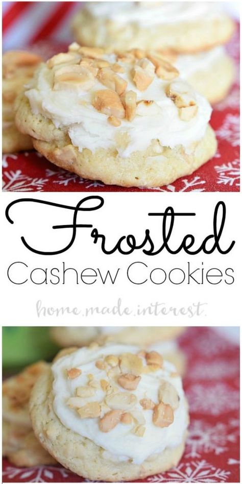 Cashew Cookies, Cookie Exchange Recipes, Christmas Cookie Recipe, Best Christmas Cookie Recipe, Christmas Cookie Exchange, Christmas Cookies Easy, Best Christmas Cookies, Recipes Christmas, Christmas Food Desserts