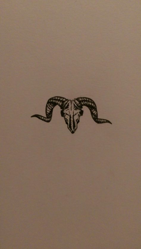 Rams Skull Tattoo, Cute Ram Tattoo, American Traditional Ram Tattoo, Goat Horn Tattoo, Horns Tattoo Design, Bighorn Sheep Tattoo, Rams Head Tattoo, Ram Tattoo Feminine, Ram Head Tattoo