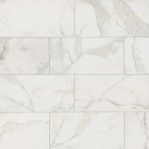 Floor Tile | Bedrosians Tile & Stone Calacatta Tile, Shop Tile, Bedrosians Tile, Shower Wall Tile, Shower Floor Tile, Floor Texture, Best Floor Tiles, Calacatta Marble, Glazed Tiles