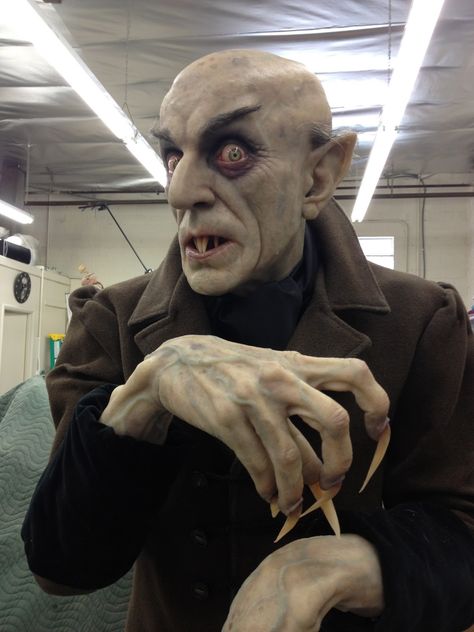 At Mike Hills LA shop; Silicone Sculpture of Friedrich Gustav Maximilian Schreck as Nosferatu, AKA count Orlok. Count Orlok, Prosthetic Limbs, The Future, Sculpture, Argentina, Buenos Aires