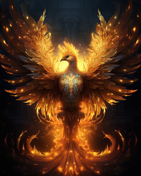 Phoenix Bird Art, Phoenix Wallpaper, Phoenix Artwork, Golden Phoenix, Phoenix Images, Eagle Wallpaper, Hiasan Bilik Tidur, Phoenix Art, Phoenix Bird