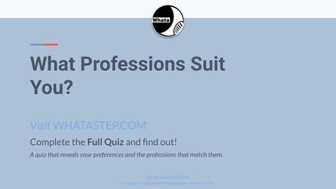 Take the Full Quiz and get a complete report with the professions that suit your preferences and Personality! Essential Questions, Positive Results, Your Values, I Choose, Choose Me, Choose The Right, Professions, Suits You, Writing