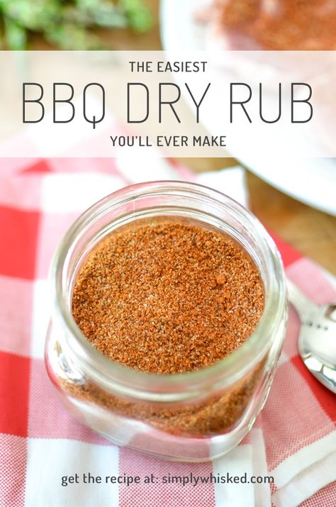 Easy BBQ Dry Rub - Simply Whisked Carnivore Keto, Keto Bbq, Keto Meat, Bbq Dry Rub, Keto Pork, Spices Recipes, Low Carb Meats, Bbq Spice, Dry Rub Recipes