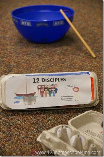 12 Disciples Game for Kids Disciples Craft, Jesus Preschool, 12 Disciples, Preschool Bible Lessons, Kids Sunday School Lessons, Children's Church Crafts, Cute Craft, Bible Story Crafts, Preschool Bible