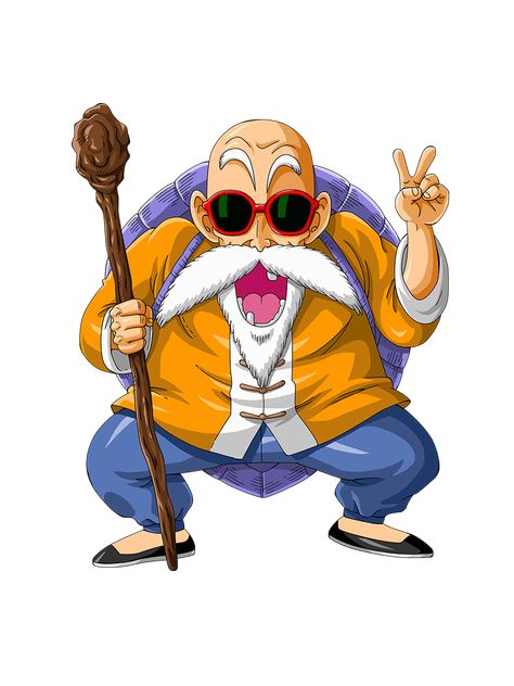 Master Roshi render [Dokkan Battle] by maxiuchiha22 on DeviantArt Master Roshi Dragon Ball, Master Roshi Manga, Master Roshi Drawing, Dragonball Z Characters, Roshi Dragon Ball, Logo Dragon, Chibi Manga, Master Roshi, Ball Logo