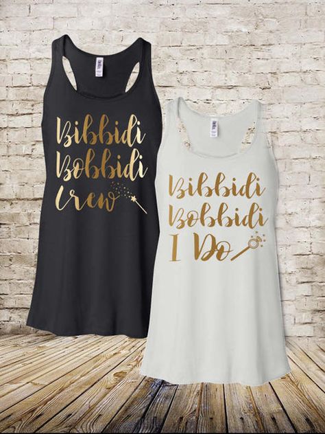 8 Disney-Inspired Shirts to Wear for Your Bachelorette Party | TheKnot.com Disney Bachelorette Party Shirts, Disney Bachelorette Party, Cinderella Bridal Shower, Bridesmaids Shirts, Disney Bachelorette Parties, Disney Bachelorette, Disney Bridal Showers, Disney Bride, Princess Bridal