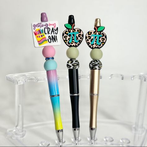 New Teacher Beaded Pen,Teacher appreciation day is coming soon check out these pens plus whole shop is on sale. Link in bio etsy shop #teacherappreciation #teacherbeadedpens #beadedpen#smallbusiness #sholocal#aylaabelledesigns #fyp Grading Papers, New Teacher, School Teacher Gifts, Teacher Appreciation Gift, Pen Gift, Gift For Teacher, New Teachers, Teacher Favorite Things, Ballpoint Pens