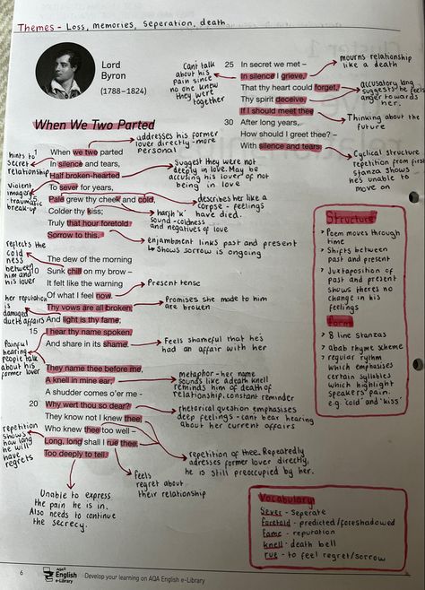 When We Two Parted Poem Analysis, Poetry Anthology Gcse Annotations Love And Relationships, Gcse English Literature Poetry Love And Relationships, Gcse Poems Love And Relationships, Love And Relationships Poetry Gcse Aqa, Love And Relationships Poetry Gcse, English Language Gcse Revision, When We Two Parted, Gcse Poetry Anthology