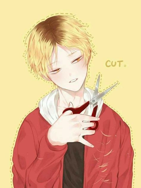 Short haired Kenma Kenma Hair, Hair Styles Drawing, Haikyuu Tsukishima, Kenma Kozume, Zoo Wee Mama, Haikyuu Fanart, How To Draw Hair, Haikyuu Anime, Haikyu!!