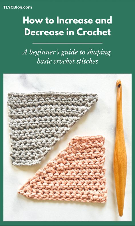 How to Increase and Decrease in Crochet - TL Yarn Crafts How To Do An Increase In Crochet, How To Decrease In Crochet, Decrease In Crochet, Toni Lipsey, Half Double Crochet Decrease, Diy Tricotin, Beginning Crochet, Tl Yarn Crafts, Cola Cake