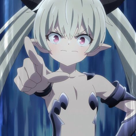 How Not To Summon A Demon Lord, Summon Demon, Typography Wallpaper, Demon Lord, Moe Anime, Cute Fantasy Creatures, Anime Episodes, Demon Girl, Anime Child