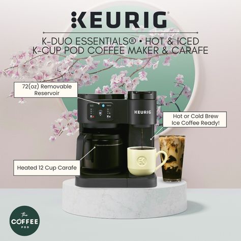 ☀️ Hot mornings? Cool afternoons? We’ve got you covered! ☕️ Meet the Keurig Essentials Hot and Iced Single Serve K-Cup Pod Coffee Maker and Carafe, your all-in-one brewing companion for any mood. From cozy hot brews to refreshing iced coffee, it’s the perfect addition to your day! 🧊✨ 🔥 Just $2,799.99 TTD 📦 Available for shipping to Trinidad & Tobago 👉 Click the link in our bio to shop now or DM us to place your order today! Don’t wait—elevate your coffee game ☕💖 #CoffeeLoversTT #IcedCoffe... Pod Coffee Makers, Trinidad Tobago, Coffee Games, K Cups, Single Serve, Trinidad, Iced Coffee, Trinidad And Tobago, Coffee Maker