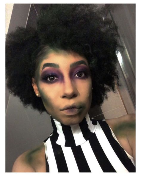 Beetle Juice Makeup, Diy Beetlejuice, Beetlejuice Makeup, Eve Costume, Lydia Deetz, Male Makeup, Hallows Eve, Beetlejuice, Costume Halloween