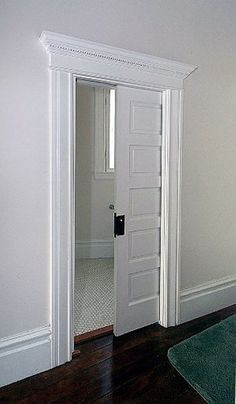 Pocket Doors Bathroom, Pocket Door Installation, Door Alternatives, Pintu Interior, Pocket Door Frame, Plafon Gypsum, Interior Door Styles, Laundry Room Doors, Pocket Door Hardware