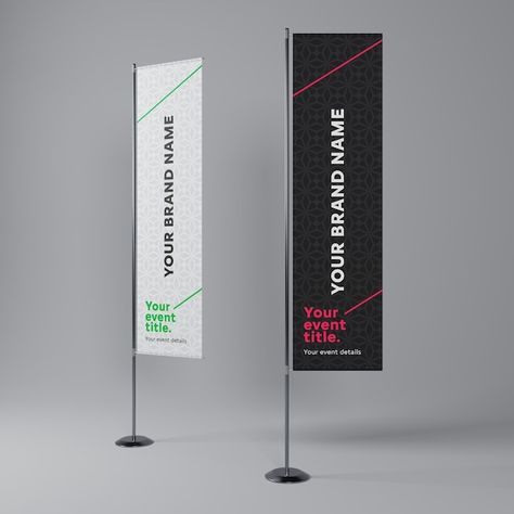 Feather flag banner mockup | Premium Psd #Freepik #psd #banner #vertical-banner #mockups #promotion-banner Flying Banner, Banner Mockup, Vertical Banner, Feather Flags, Mockup Photoshop, Flag Banners, Branding Mockups, Flag Banner, Exhibition Stand