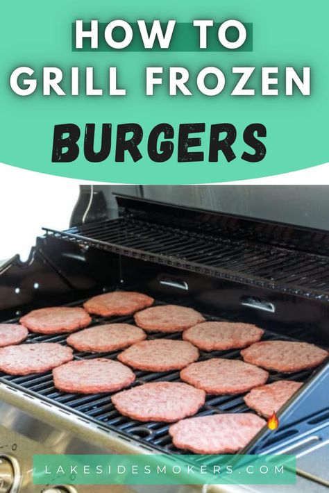 If you’re like me, you probably like preparing your burgers in advance and then freezing them (or maybe you just bought some frozen). Anyway, there are lots of situations where you find yourself grilling frozen burgers. There’s nothing wrong or weird about that. Personally, I often grill hamburgers prepared much earlier this way. Sometimes I don’t even have time to slowly defrost burgers in the fridge, which is why I taught myself how to grill frozen hamburgers Grilling Frozen Burgers, Grill Hamburgers, Smoked Recipes, Hamburgers Grilled, Hamburger Patties, Burgers Sandwiches, Find Yourself, Grilling, Sandwiches