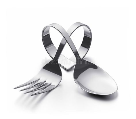 Cutlery heart. Bent spoon and fork representing a heart , #AFFILIATE, #Bent, #heart, #Cutlery, #representing, #fork #ad Bent Spoon, Heart Illustration, A Heart, Abstract Design, Stock Illustration, Tattoo Ideas, Design Ideas, Tattoos, Design