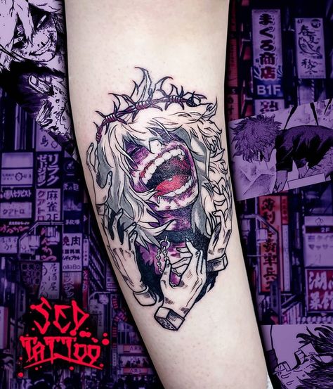 Tattoo Cool Ideas, Shigaraki Tattoo Ideas, Shigaraki Tattoo, Reference Person, Thigh Piece Tattoos, Traditional Tattoo Stencils, Manga Tattoo, Pieces Tattoo, Flash Tattoo Designs