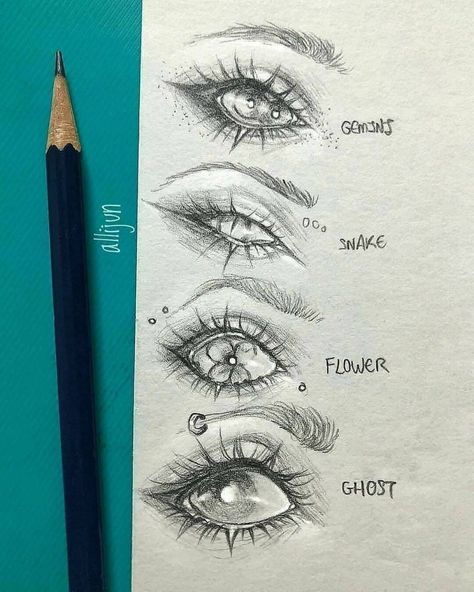 Hypnotizing Art Gallery’s Instagram photo: “🌕 Impressive pencil eye sketches 🎨😍 What's your favorite? ✍️ • Credit @allijun • If you want to be noticed ⭐ Use #hypnotizing_arts • 📩…” Easy People Drawings, Drawings With Meaning, Easy Pencil Drawings, Ideas For Drawing, Drawings For Boyfriend, Pencil Sketch Drawing, Sketches Of People, Pencil Drawings Easy, Easy Doodle Art