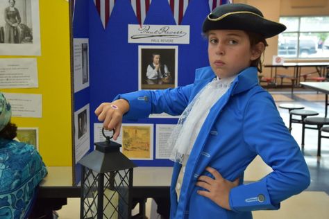 DSC_0908 Living Wax Museum, Wax Museum School Project, Wax Museum Project, Nathan Hale, Last Minute Costume, Science Week, Wax Museum, Last Minute Costumes, Paul Revere