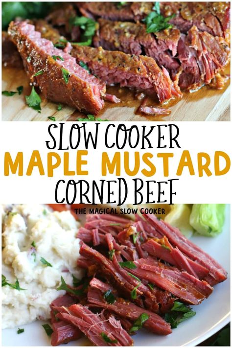 Corn Meat Recipes, Corn Beef Crock Pot Recipes, Easy Corned Beef Crock Pot, Sweet Corned Beef Recipes, Cornedbeef And Cabbage Crockpot, Slow Cooker Silverside Recipe, Slow Cooked Corn Beef, Corn Beef Crock Pot Slow Cooker, Irish Slow Cooker Recipes