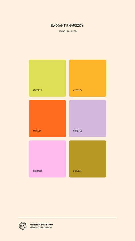 Technicolor Fabrics, 2023 Color Trends, Procreate Palette, Hex Color Palette, 2023 Color, Brand Color Palette, Palette Color, Color Palette Design, Color Crush