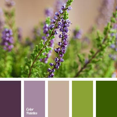 Color Palette Ideas | Page 7 of 379 | ColorPalettes.net Purple Green Beige Palette, Green Color Palette Combination, Lavender Color Scheme, Lavender Color Palette, In Color Balance, Flat Bedroom, Pastel Palettes, Palettes Color, Lime Color