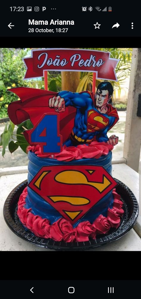 Superman Cake Ideas, Superman Birthday Cake, Superman Cake, Superman Party, Superman Cakes, Superman Birthday, 28th October, Super Man, 7th Birthday