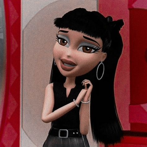 Jade Bratz Cartoon, Bratz Jade Aesthetic, Jade Bratz Pfp, Bratz Icons Aesthetic, Bratz Icons Aesthetic Jade, Cartoon Profile Pics Bratz, Jade Bratz Aesthetic, Bratz Icon, Jade Bratz