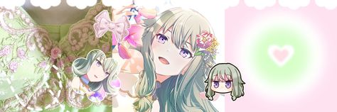 ๑ nene kusanagi header project sekai pink green headers Nene Banner Project Sekai, Nene Kusanagi Header, Nene Kusanagi Banner, Pjsk Banners, Headers Ideas, Nene Kusanagi, Anime Bleach, Twitter Headers, Header Banner