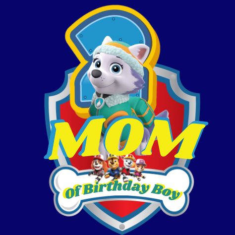 Paw Patrol Age 2 Birthday Boy, Tshirt Design, Paw Patrol, Boy Birthday, Tshirt Designs, Birthday, Design