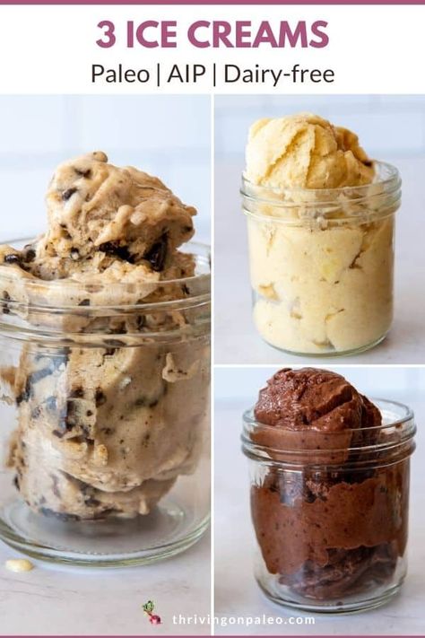 Aip Ice Cream No Churn, Aip Friendly Desserts, Ninja Creami Aip, Quick And Easy Aip Recipes, Aip Desserts Easy Autoimmune Paleo, Aip Dairy Free Recipes, Aip Deserts Autoimmune Paleo, Whole 30 Ice Cream, Aip Apple Crisp