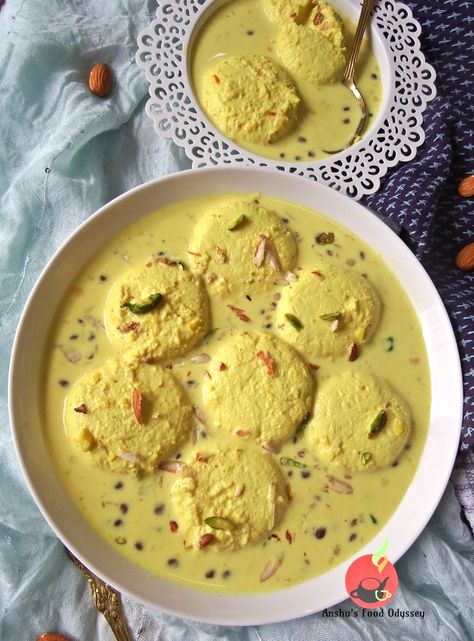 Kesar Ras Malai Malai Recipe, Ras Malai, Easy Indian Dessert, Food Captions, Tastemade Recipes, Food Crush, Indian Dessert Recipes, Recipes Indian, Delicacy Food