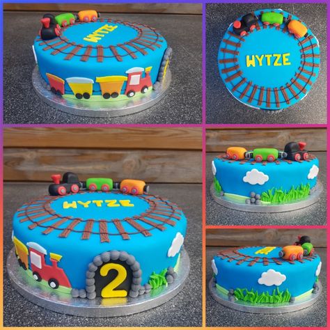 Mighty Express Birthday Cake, Mighty Express Birthday, Train Theme Cake, Creative Pies, Second Birthday Cakes, Train Cake, Leo Birthday, Trains Birthday Party, 2 Birthday Cake