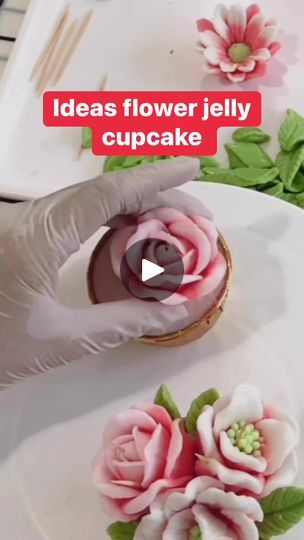 16K views · 140 reactions | Ideas flower jelly cupcake #recipe #cooking | Jelly Land | julissa_jewelry · Original audio Flower Jelly, Cupcake Recipe, Jelly, Cupcake, Audio, Flowers