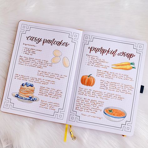 Scrapbook Recipe Book, Archer And Olive, Homemade Recipe Books, Recipe Book Design, Diy Cookbook, Recipe Book Diy, Homemade Cookbook, Cookbook Design, Recipe Drawing