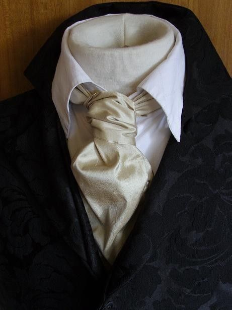 Ascot Tie Cravat  Ivory Cream Dupioni Silk 52 by Gentlemansjabot, $23.99 60s Mens Fashion, Mens Tux, Cravat Tie, Gothic Elegance, Ascot Ties, Man Suit, Mens Apparel, Men's Ties, Armani Collection