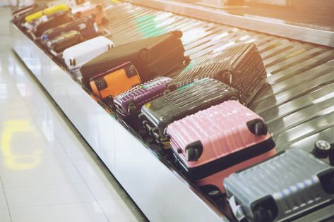 Never Pack These Items in Your Checked Luggage Germany Packing List, Lost Luggage, Travel Captions, Checked Baggage, Baggage Claim, Checked Luggage, Find Cheap Flights, Flight Deals, Packing List For Travel